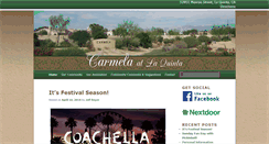 Desktop Screenshot of carmelaatlaquinta.com